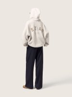 Women's black wool gabardine pants - Image 6