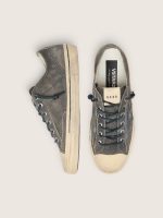 Men's V-Star in black suede with black leather star - Image 4