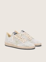 Women's Ball Star with Swarovski crystals and gray suede star - Image 2