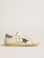 Women's Super-Star LTD with suede star and heel tab with Swarovski crystals