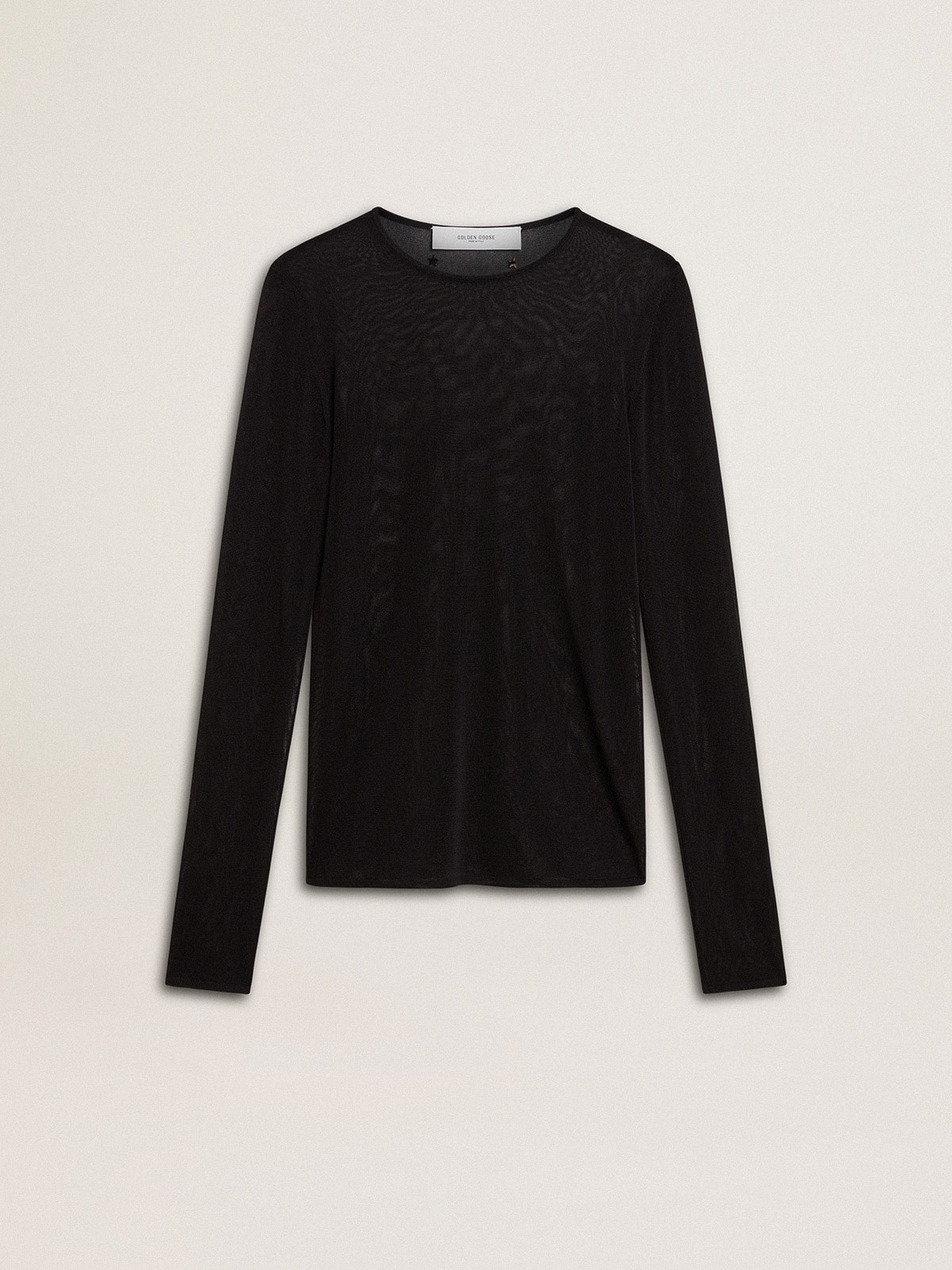 9b35d756ae88164d230f0a072786d352e464205e5d4e8739a15dac0504771b67 Women's black crew neck t-shirt - Image 1
