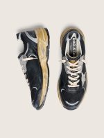 Women's Dad-Star in black and silver mesh and nappa with ice-gray star - Image 3