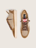 Men's Ball Star in wool with cream leather star and brown waxed leather inserts - Image 3