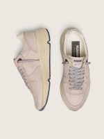 Women's Running Sole in powder-pink leather with silver star - Image 3