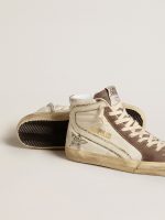 Slide in nappa with glitter star and patent leather flash - Image 3