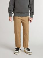 Kids' chinos in tobacco-colored cotton - Image 2