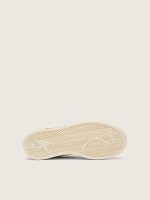 Young Ball Star in white leather with aqua-green leather star - Image 6