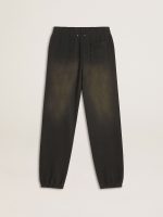 Unisex washed black joggers - Image 4