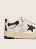 Men's Forty2 with black star and black leather heel tab - Image 4