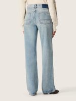 Women's light blue denim jeans - Image 6