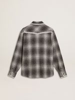 Men's gray shirt with white embroidery - Image 6