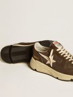 Running Sole in nylon and leather with TPU star and nubuck heel tab - Image 3