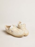 Soul Star in white nappa with metallic silver leather heel tab - Image 2