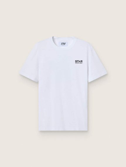 White Star Collection T-shirt with contrasting black logo and star