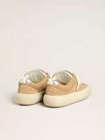 Women's Space-Star Cube in tobacco suede with perforated star - Image 4