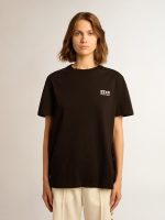 Black Star Collection T-shirt with contrasting white logo and star - Image 5