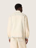 Men's work jacket in light sand-colored denim - Image 6