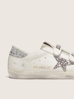 Women's Old School with silver glitter star and ice-gray suede tongue - Image 4