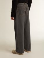 Men's dark gray jeans in twist crease-wash denim - Image 4
