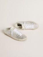 Women's Super-Star Sabot LTD with gray suede star and Swarovski crystals - Image 2
