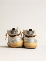 Mid Star with silver metallic leather inserts and pink star - Image 4