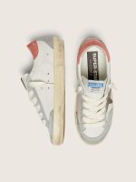 Women's Super-Star LTD in white leather with metallic bronze star - Image 3