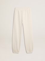 White joggers