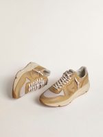 Running Sole in beige nubuck with beige leather star - Image 2