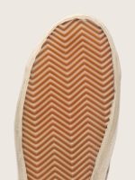 Men's Super-Star LTD in beige canvas with black leather star - Image 5