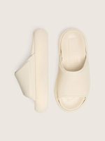 Women's Space-Star slip-ons in white leather - Image 3