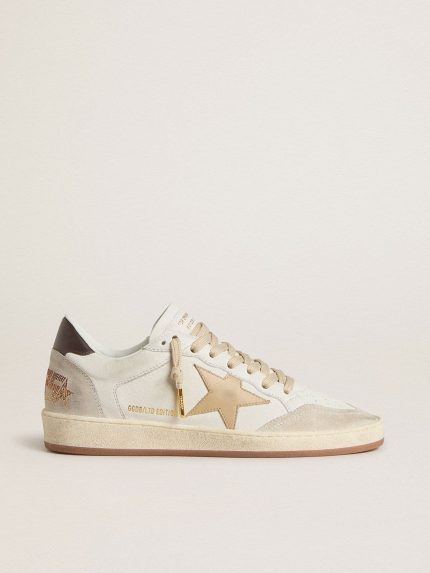 Women's Ball Star LTD with beige star and black heel tab