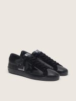 Men's Super-Star in black nappa with suede details and black foxing - Image 2