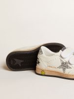 Young Ball Star in nappa with silver glitter star and heel tab - Image 3