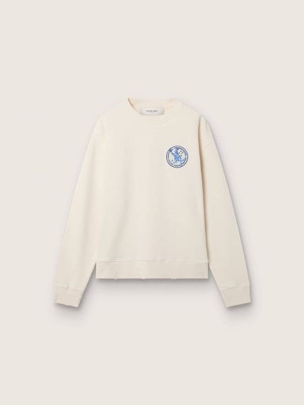 Cream LTD sweatshirt with embroidered patch