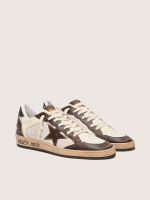 Men's Ball Star in nappa and mesh with suede star and brown leather inserts - Image 2