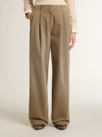 Women's khaki cotton pants - Image 2