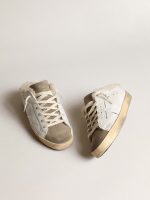 Super-Star Sabots with white leather star and shearling lining - Image 2