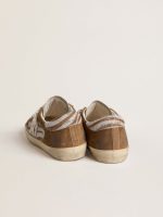 Women's Super-Star in zebra-print pony skin with leather star and brown suede inserts - Image 4