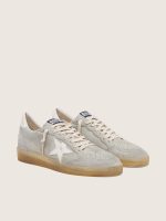 Men's Ball Star in light gray suede with white leather star - Image 2