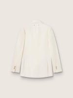 Women's aged white double-breasted blazer - Image 2