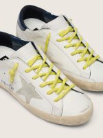 Yellow hiking laces with gray details - Image 2