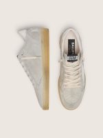 Men's Ball Star in light gray suede with white leather star - Image 3