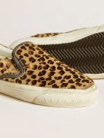 Women's VCE Penstar in leopard-print pony skin with black leather heel tab - Image 4