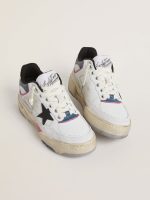 Women's Forty2 with black star and silver foiled leather heel tab - Image 2