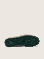 Women's Ball Star in white nappa leather with green leather star and heel tab - Image 5