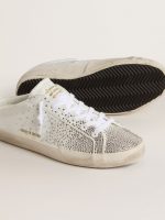 Women's Super-Star Sabot LTD with gray suede star and Swarovski crystals - Image 3