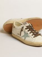 Women's Super-Star with gray glitter star and nude leather heel tab - Image 4