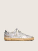 Men's Super-Star LAB in metallic nappa with silver TPU star