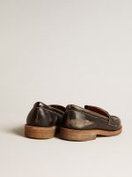 Men's Jerry loafer in black leather - Image 5
