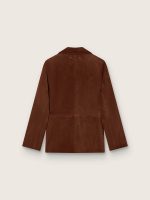 Women's jacket in brown waxed suede - Image 2